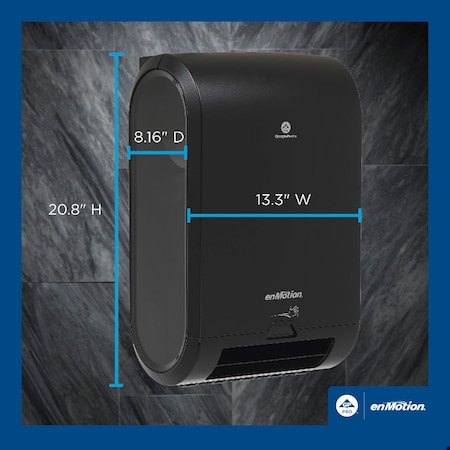 Georgia-Pacific enMotion Flex Automatic Touchless Paper Towel Dispenser, Black 59762