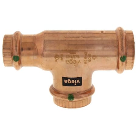 Viega ProPress tee P1 1 P2 0.75 P3 1 copper 77427