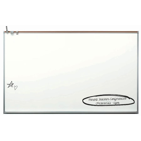 Aarco Glare-free Porcelain Projection Board for use w/ Short Throw Projectors 4'x6' 120Z-46M/120A-46Z