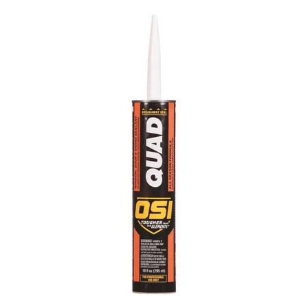 Osi Advanced Formula Sealant, Clear, 7 days Curing, 20 to 100 deg F, 10 oz Cartridge 2097583