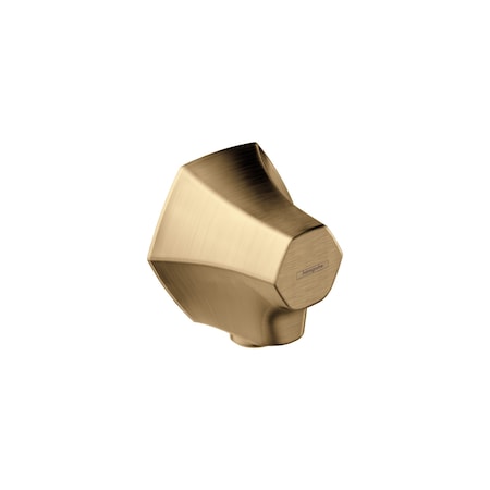 Hansgrohe Locarno Wall Outlet with Check Valves in Brushed Bronze 04839140