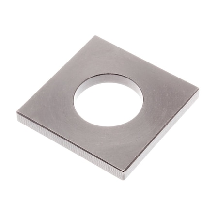 Zoro Select Square Washer, Fits Bolt Size M20 , Stainless Steel Plain Finish Z8920-316