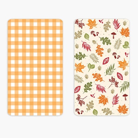 Nashville Wraps Fall Plaid Cookie Backer Cards, 3.75 x 6.5, 25PK GCBFP36