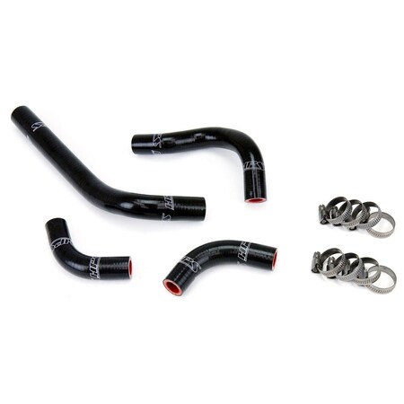 Hps Performance High Temp Reinforced Silicone Radiator Coolant Hose Kit, Black,  57-1234-BLK