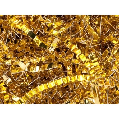Nashville Wraps Metallic Gold Crinkle Cut Shredded Paper, 3 oz. Bag ZF03MGO