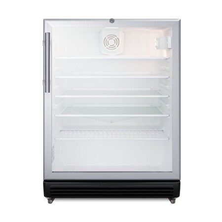 Summit Commercial 24in Wide Beverage Center SCR600BGLMBL