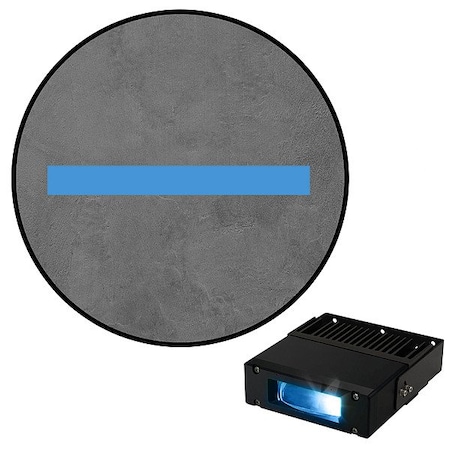 Visual Workplace LED Safety Line, 100 W, Blue 66-3131-100XL-634