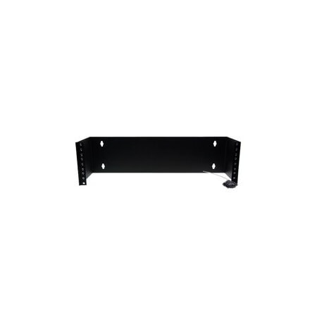 Cable Wholesale Rackmount Hinged Wall Mounting Bracket, 3U, Dimensions: 5.25 (H) x 19 (W) x 5.8 (D) inches 68BP-1003U