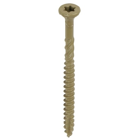 Grk Fasteners Deck Screw, #9 x 1-5/8 in, Steel, Flat Head, Torx Drive 19159/19158