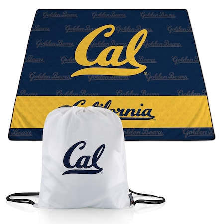 Picnic Time Family Of Brands NCAA Cal Bears Impresa Picnic Blanket - Lightweight Beach Blanket - Machine Washable 819-01-999-076-0