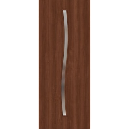 Sartodoors Slab Door Panel 24 x 84 inches, BASIC 3002 Walnut Franko, Wood Veneer Doors, Pocket Closet Slidin BASIC3002S-GOFR-2484
