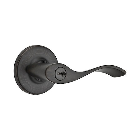 Kwikset Door Lever Lockset, 1 3/8-1 3/4" Thick 405BL-11P-6AL-RCS