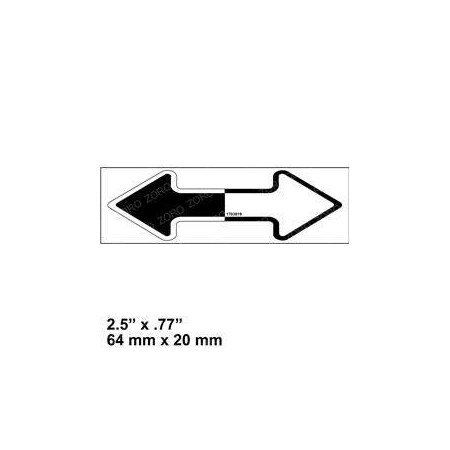 Jlg REPLACEMENT DECAL, DIRECTION ARROW 1703819