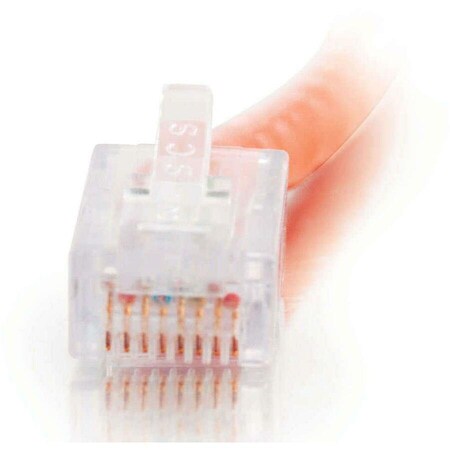 C2G 3FT CAT5E NON-BOOTED UNSHIELDED UTP NETWORK CROSSOVER PATCH CABLE - ORANGE 24494