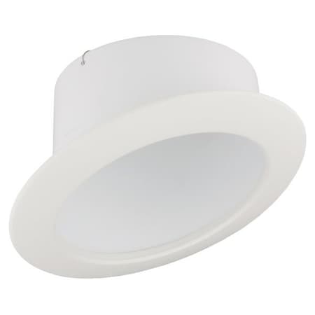 Elco Lighting 6in Sloped Baffle, Coil Springs Trim, White EL617W