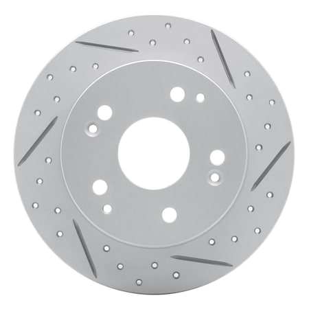 Dynamic Friction Co DFC Geoperformance Rotor - Drilled and Slotted 830-59026R