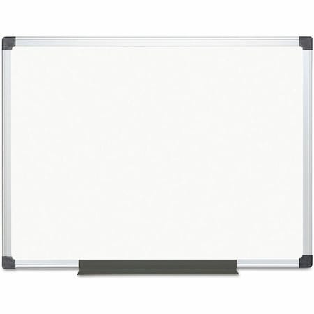 Bi-Silque MasterVisi, Value Lacquered Steel Magnetic Dry Erase Board, 36 X 48, White, Aluminum Frame MA0507170