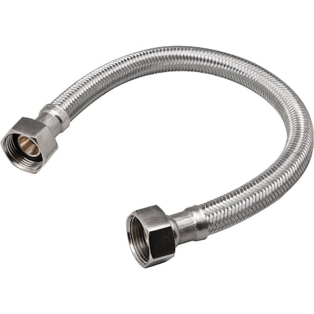 Do It Best 3/4'' FIP x 3/4'' FIP x 24'' Braided Stainless Steel Water Heater Connector 496-218DIB