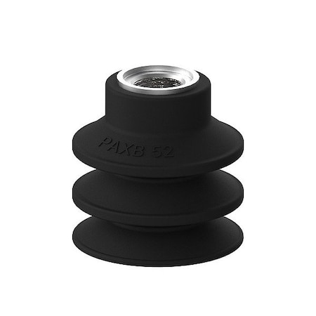 Piab Vacuum Cup, Nitrile/PVC, 52 mm dia., PK5 S.PAXB52NP60.G14M.01