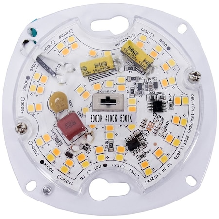 Sunlite 3" AC LED Light Engine Module 10W 1000 Lumens, CCT Selectable 30K-50K 90 CRI, Dimmable 120V 88458-SU