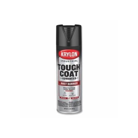 Krylon Industrial Tough Coat Advanced with Rust Barrier Technology Spray Paint, 15 oz, Black, Gloss, 6PK 425-K00799008
