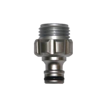 Gardena Gardena 5/8 & 1/2 in. Metal Threaded Male Hose Accessory Connector 39022-G