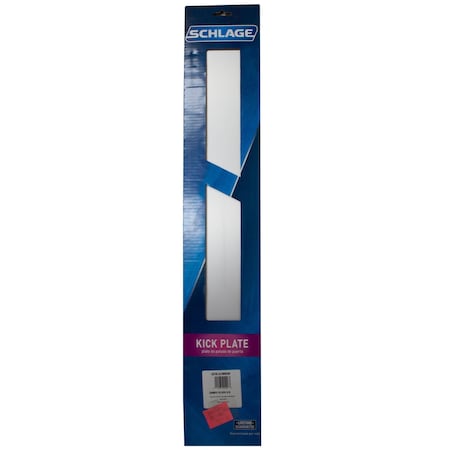 Ives C8400PA28 6 in x 34 in Kick Plate - Satin Aluminum C8400-PA28 6X34