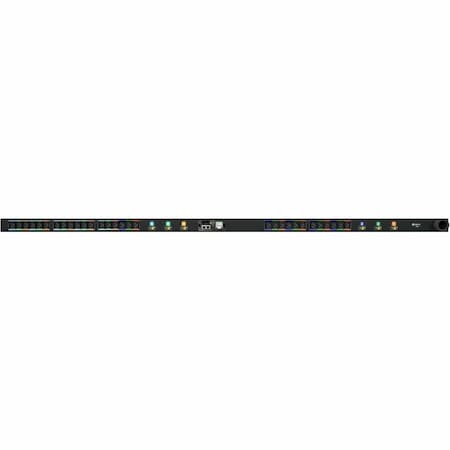 Vertiv RPDU, MONITORED UNIT LEVEL EC, 60A, 208V DELTA, 17.2KW, VERTICAL, (30) COMBINATI VP4N60AE