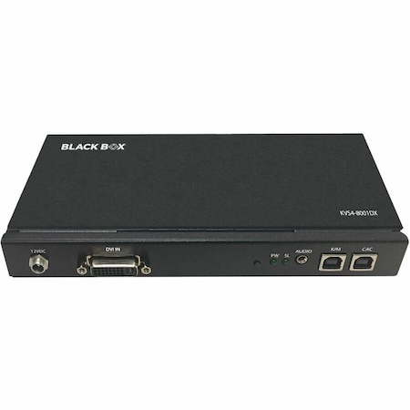 Black Box NIAP4 SECURE DEFENDER, SINGLE-PORT, DVI-I, CAC - IF OUTSIDE TAPE IS BROKEN, UNIT KVS4-8001DX