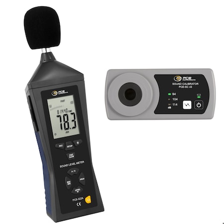 Pce Instruments Sound Level Meter Set PCE-322-SC43