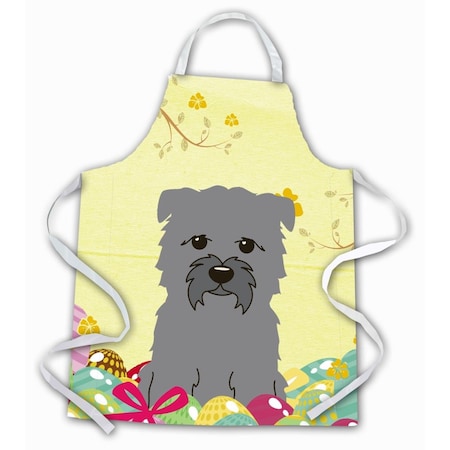 Carolines Treasures Easter Eggs Glen of Imal Grey Apron BB6059APRON