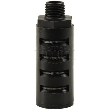 Dixon 3/8 in MNPT ECONOMY MUFFLER 3-77/64 in OVERALL SQF-3