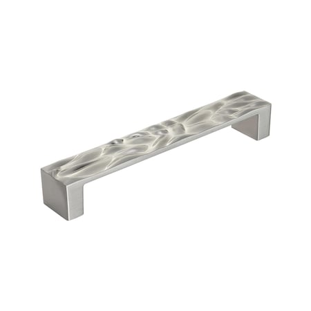 Amerock Calathea 6-5/16 in 160 mm Center-to-Center Satin Nickel Cabinet Pull BP1003160G10