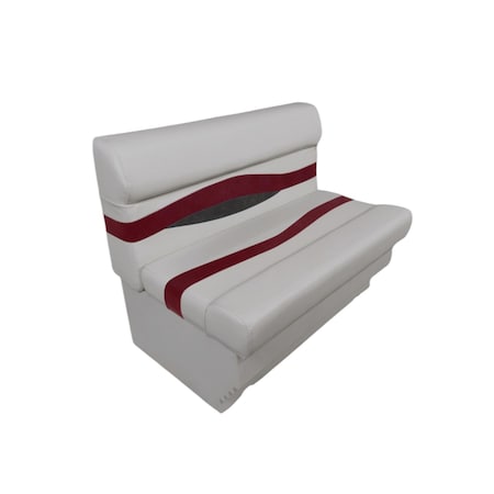 Horizon Mfg Elite Series 37 Lounge with Base Gray/Red/Charcoal 3201-3010-ABEC