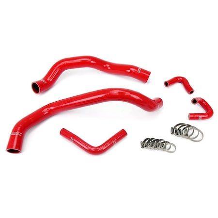 Hps Performance High Temp Reinforced Silicone Radiator and Heater Coolant Hose Kit, Red,  57-1401-RED