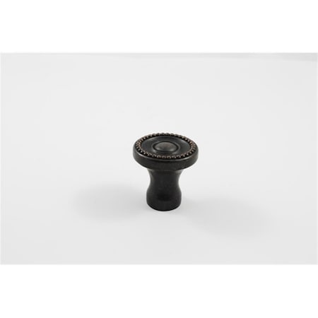 Residential Essentials Beaded Mushroom Cabinet Knob- Venetian Bronze 10308VB