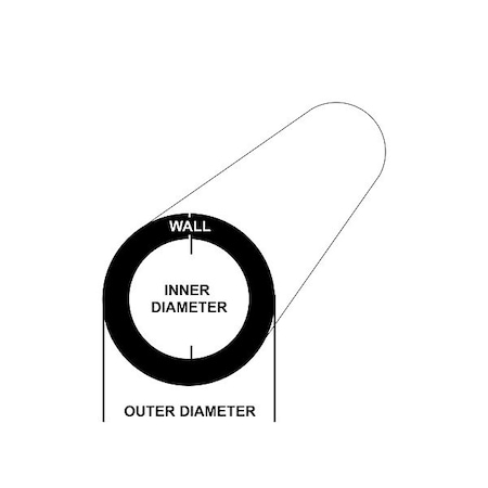 Zoro Select Copper Round Tube 101 18351_36_0