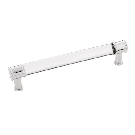 Belwith Products Belwith  160 mm Midway Cabinet Pull Center to Center, Crysacrylic with Chrome Finish BWP3702 CACH