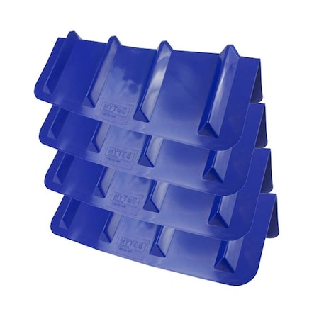 Mytee Products Blue Corner Protector V Shaped Edge Guard 8in x 8in x 24in Inches, 4PK PCPVB24Bx4