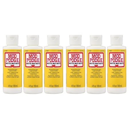Mod Podge Decoupage Glue, Matte 4oz., 6PK CS11305