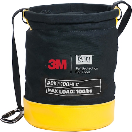 3M Dbi-Sala Bucket, Black, Yellow, Canvas 1500133