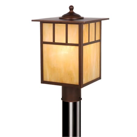 Perfecttwinkle Mission 9 in. Outdoor Post Light - Burnished Bronze PE3260068