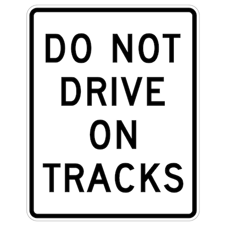 Sign Solutions Usa Traffic Sign, 24 in Width, Aluminum Sign, Vertical Rectangle DUS12HWT2430R15-6a