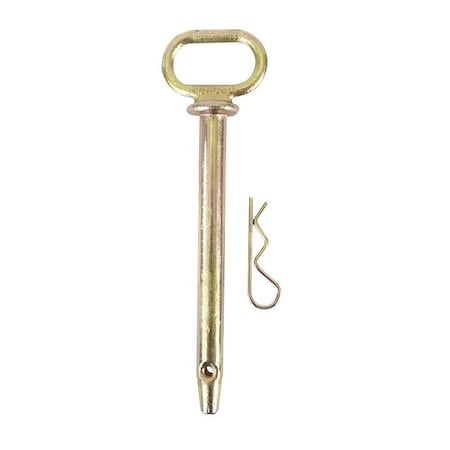 Koch Industries Hitch Pin, 34 in Dia Pin, 614 in L Usable, 5 Grade, Steel, Big Orange Painted 4010423