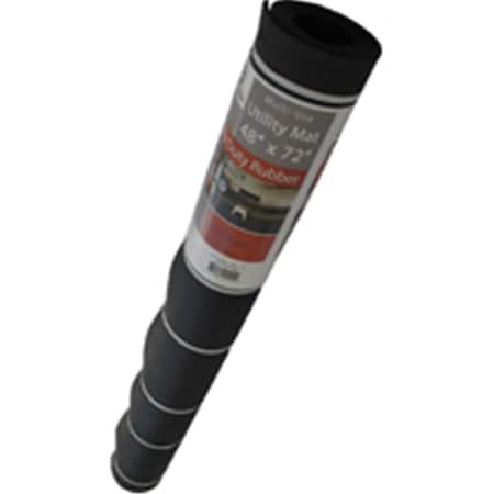 Qrri KMA480720F Rubber Utility Mat 48 x 72 x 0.25 In. QR386620