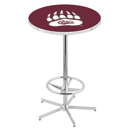 Holland Bar Stool Co 42" Chrome Montana Pub Table, 36" dia. Top L216C4236MontUn