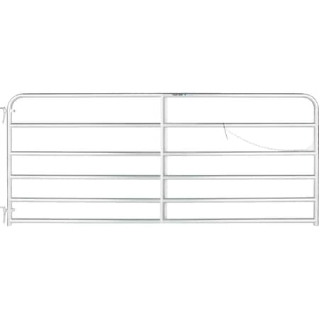 Tarter 50'' H.x10 ' L.x1-3/4'' Tube Diameter Galvanized Tube Gate 6GG10