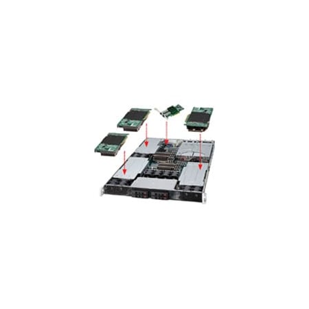 Supermicro SuperServerDual LGA1366 1800W 1U RackmountServer BareboneSyst (Blk) SYS-1026GT-TRF
