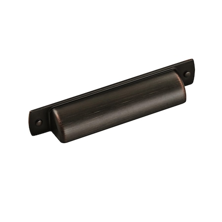 Amerock Rochdale 3-3/4 in 96 mm Center-to-Center Oil-Rubbed Bronze Cabinet Cup Pull, 10PK 10BX53716ORB