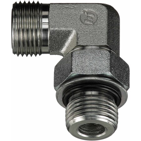 Gates Male Flat-Face O-Ring to Male O-Ring Boss - 90 SAE to SAE G60810-0406